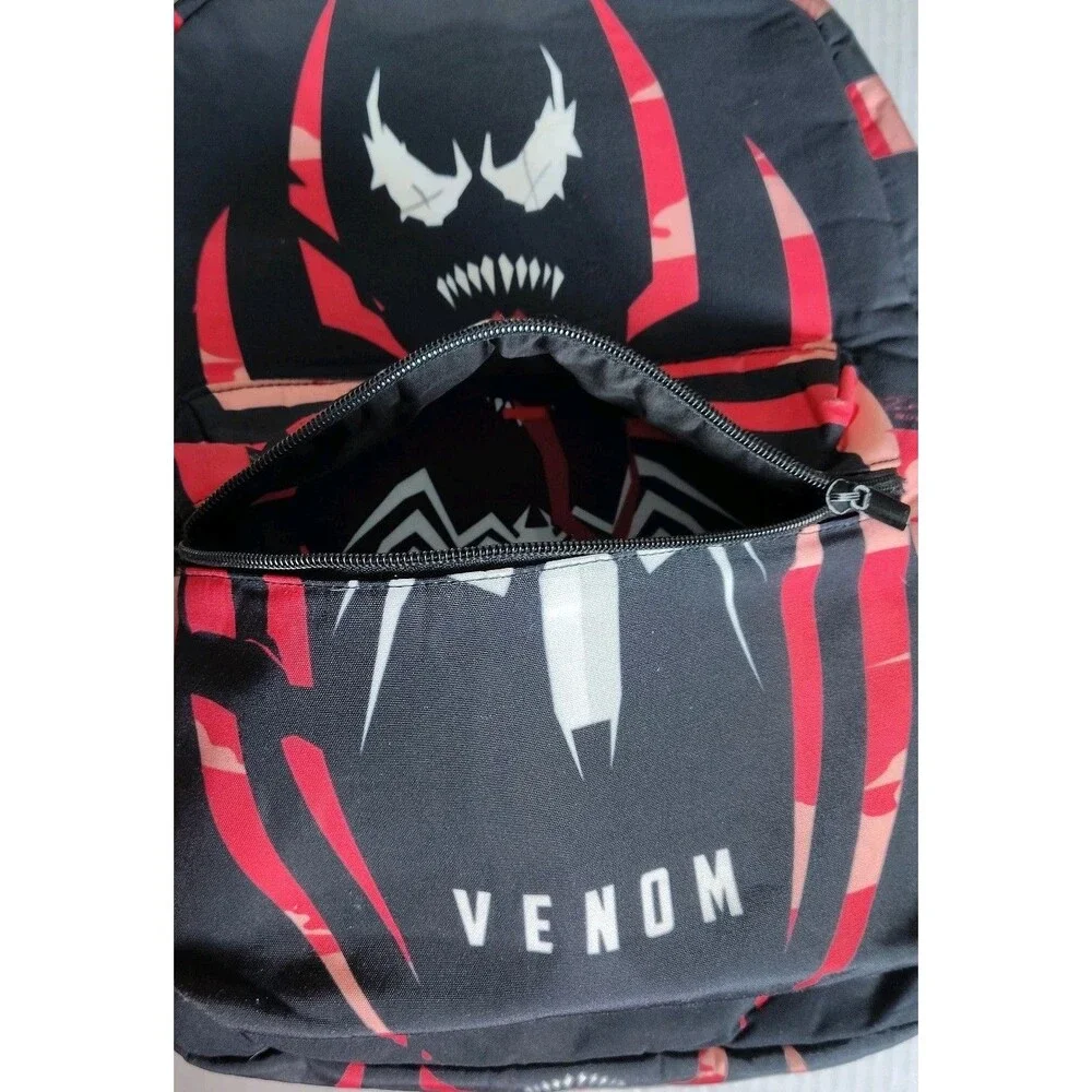 Venom Backpack Shoulder Bag School Multi Pocket Lightweight Durable Daypack